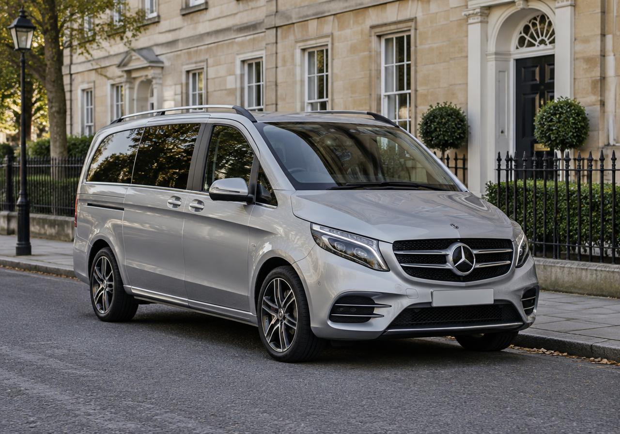 Silver Mercedes-Benz V-Class